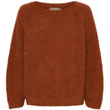 MARTA DU CHATEAU Marta du Chateau dame strik MdcAnouk 8038 Knit Ruggine