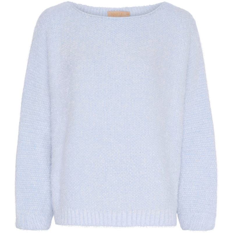 MARTA DU CHATEAU Marta du Chateau dame strik MdcAnouk 8038 Knit Sky Blue