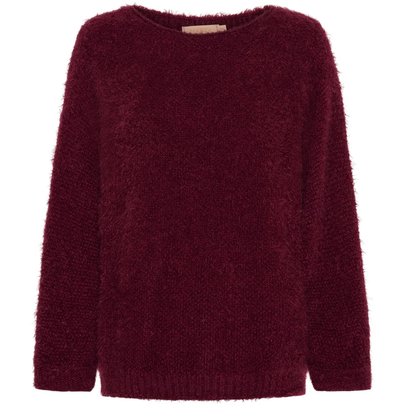 MARTA DU CHATEAU Marta du Chateau dame strik MdcAnouk 8038 Knit Wine