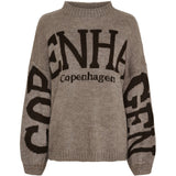 MARTA DU CHATEAU Marta du Chateau dame strik MdcAria 8111 Knit Dark Fango/Moro