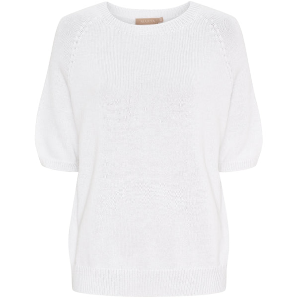 MARTA DU CHATEAU Marta du Chateau dame strik MdcBlanca 707C Knit White
