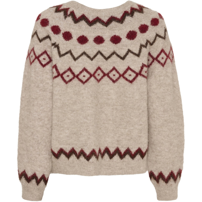 MARTA DU CHATEAU Marta du Chateau dame strik MdcBranda 8152 Knit Camel9504