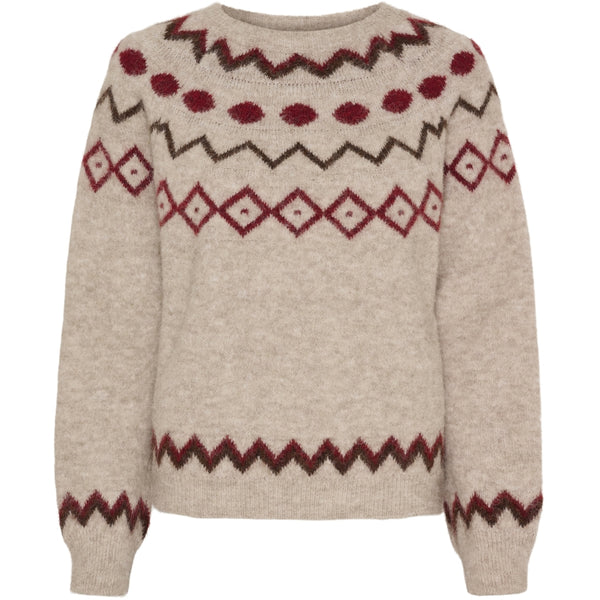 MARTA DU CHATEAU Marta du Chateau dame strik MdcBranda 8152 Knit Camel9504