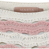 MARTA DU CHATEAU Marta du Chateau dame strik MdcBrandy KN8135 Knit Rosa antique