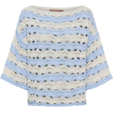 MARTA DU CHATEAU Marta du Chateau dame strik MdcBrandy KN8135 Knit Sky