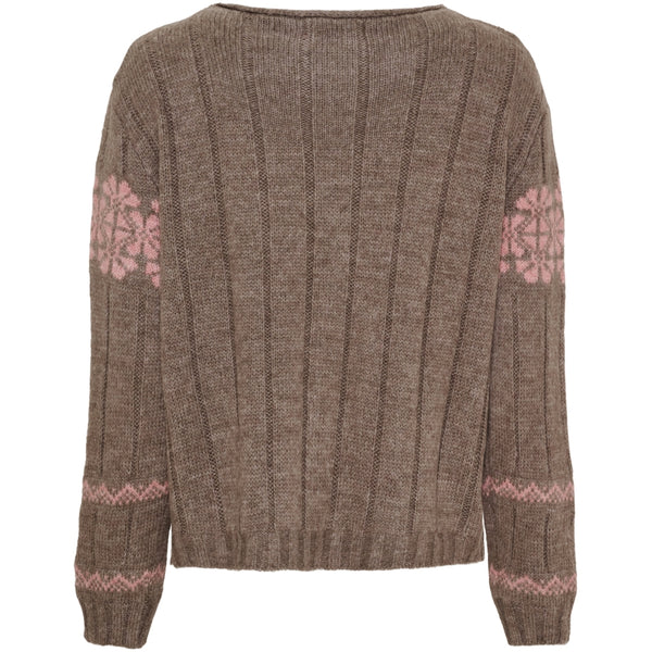 MARTA DU CHATEAU Marta du Chateau dame strik MdcBruna 8154 Knit Fango/Rose