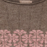 MARTA DU CHATEAU Marta du Chateau dame strik MdcBruna 8154 Knit Fango/Rose