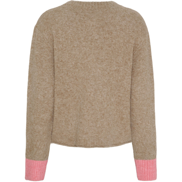 MARTA DU CHATEAU Marta du Chateau dame strik MdcCalla KNA052 Knit Fango/PinkW057
