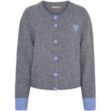 MARTA DU CHATEAU Marta du Chateau dame strik MdcCalla KNA052 Knit Grey/BlueW079