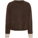 MARTA DU CHATEAU Marta du Chateau dame strik MdcCalla KNA052 Knit Moro/BeigeW088