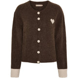 MARTA DU CHATEAU Marta du Chateau dame strik MdcCalla KNA052 Knit Moro/BeigeW088