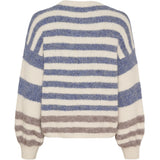 MARTA DU CHATEAU Marta du Chateau dame strik MdcCassie 8130 Knit Beige/Jeans8819/Fango8804