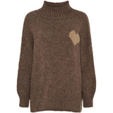 MARTA DU CHATEAU Marta du Chateau dame strik MdcCedar 9232 Knit Fango/Light Camel