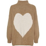 MARTA DU CHATEAU Marta du Chateau dame strik MdcCedar 9232 Knit Light Camel/Panna