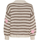 MARTA DU CHATEAU Marta du Chateau dame strik MdcCleo 6508 Knit Beige/Fango