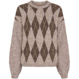 MARTA DU CHATEAU Marta du Chateau dame strik MdcCora 82171 Knit Beige/Gold