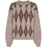 MARTA DU CHATEAU Marta du Chateau dame strik MdcCora 82171 Knit Beige/Rose