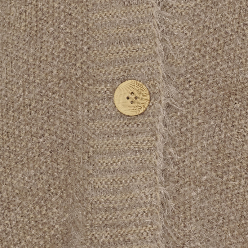 MARTA DU CHATEAU Marta du Chateau dame strik MdcDakota 809 Cardigan Dark Fango