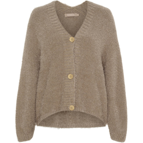 MARTA DU CHATEAU Marta du Chateau dame strik MdcDakota 809 Cardigan Dark Fango