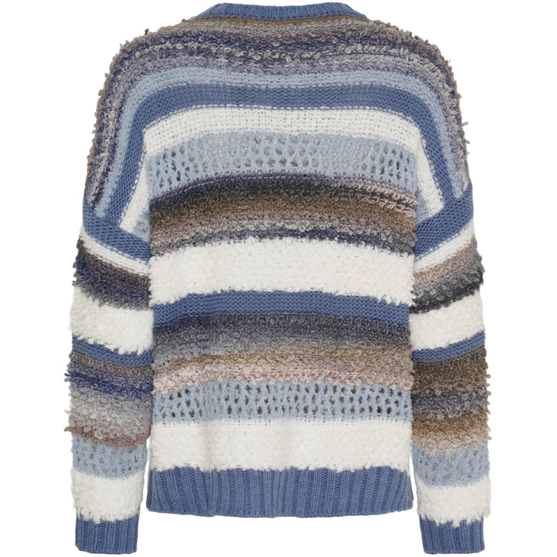 MARTA DU CHATEAU Marta du Chateau dame strik MdcDelilah 25430 Knit Jeans/Jeans Grey