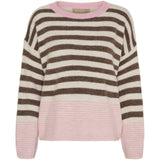 MARTA DU CHATEAU Marta du Chateau dame strik MdcElara 35671 Knit Fango/Burro/Rosa268