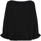 MARTA DU CHATEAU Marta du Chateau dame strik MdcElderflower 30003 Knit Black