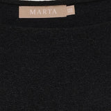 MARTA DU CHATEAU Marta du Chateau dame strik MdcElderflower 30003 Knit Black