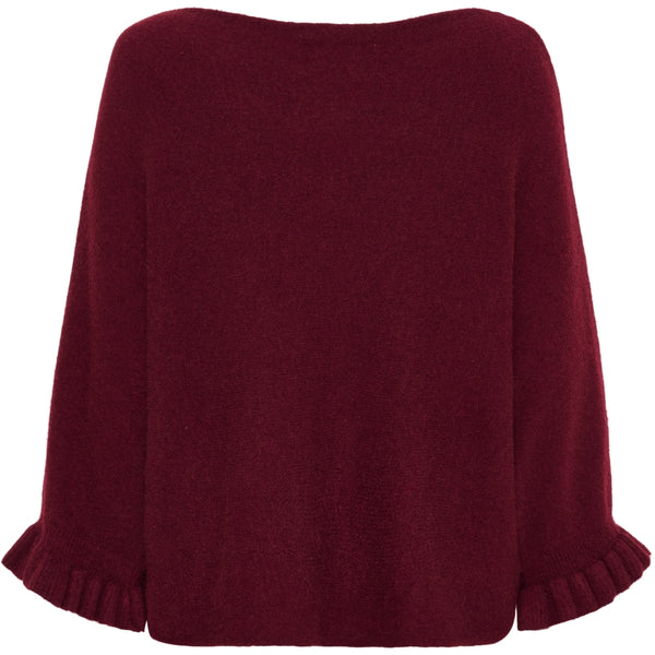 MARTA DU CHATEAU Marta du Chateau dame strik MdcElderflower 30003 Knit Bordeaux2911