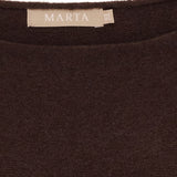 MARTA DU CHATEAU Marta du Chateau dame strik MdcElderflower 30003 Knit Chocolate2916