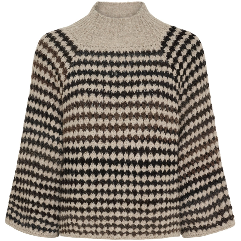 MARTA DU CHATEAU Marta du Chateau dame strik MdcFatima 25453 Knit Beige/Moro67934