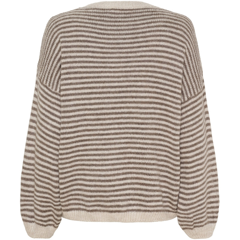 MARTA DU CHATEAU Marta du Chateau dame strik MdcIndie 8112 Knit Beige/Fango