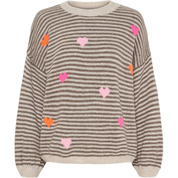 MARTA DU CHATEAU Marta du Chateau dame strik MdcIndie 8112 Knit Beige/Fango