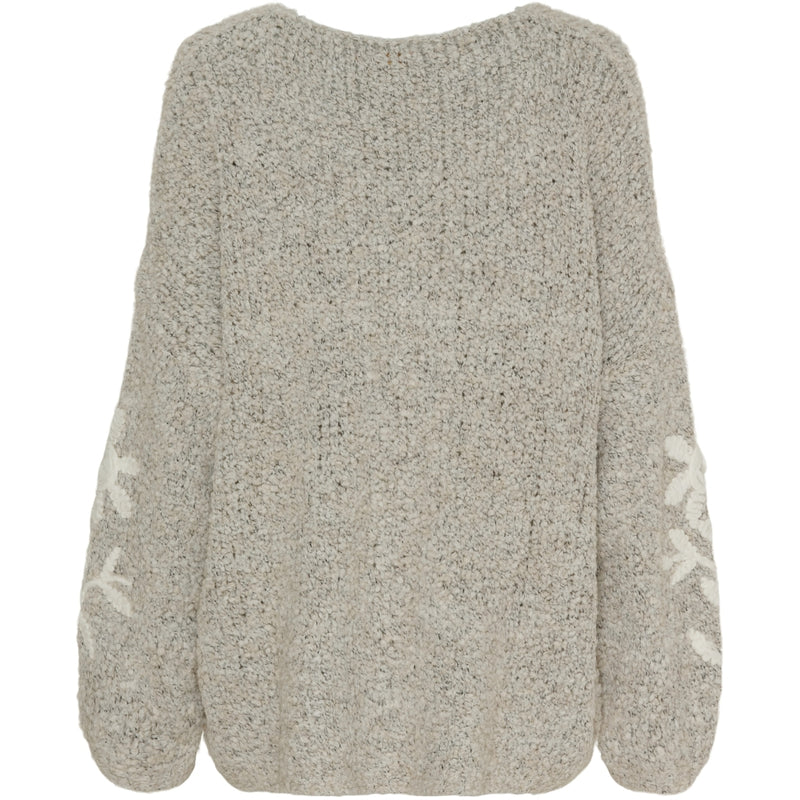 MARTA DU CHATEAU Marta du Chateau dame strik MdcIria 563 Knit Almond