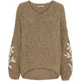 MARTA DU CHATEAU Marta du Chateau dame strik MdcIria 563 Knit Light Camel