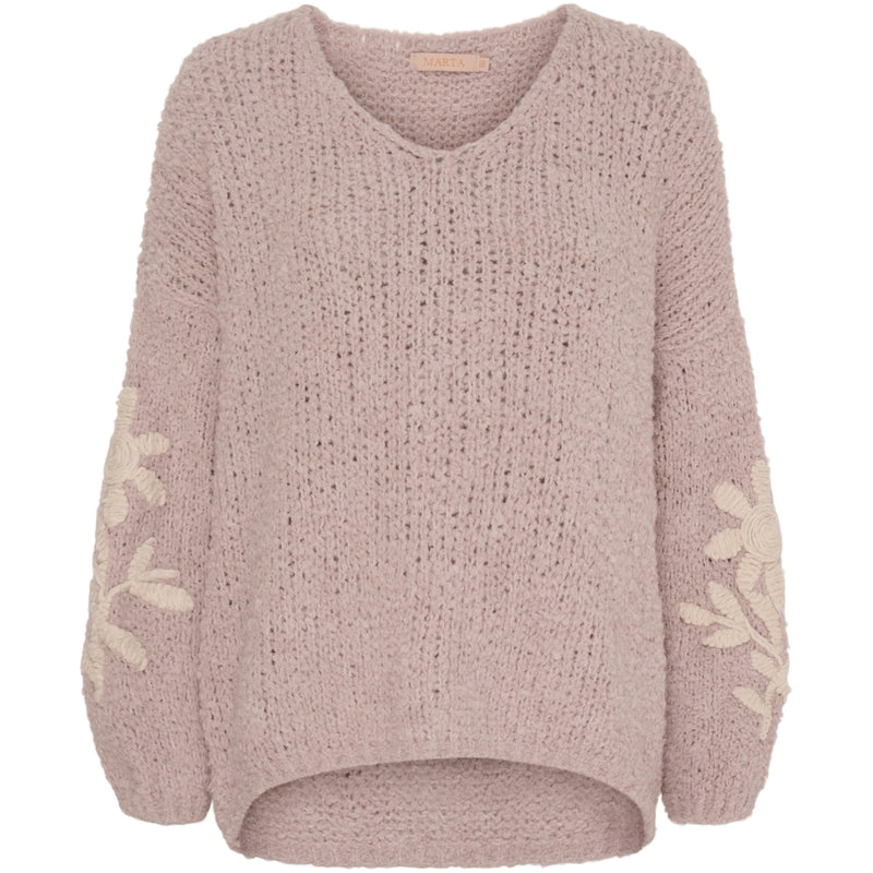 MARTA DU CHATEAU Marta du Chateau dame strik MdcIria 563 Knit Old pink