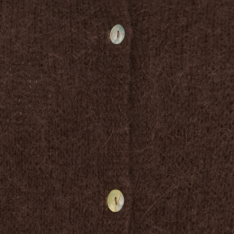 MARTA DU CHATEAU Marta du Chateau dame strik MdcJuliana 2413 Cardigan Brown2984