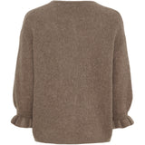 MARTA DU CHATEAU Marta du Chateau dame strik MdcJuliana 2413 Cardigan Fango