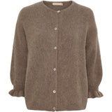 MARTA DU CHATEAU Marta du Chateau dame strik MdcJuliana 2413 Cardigan Fango