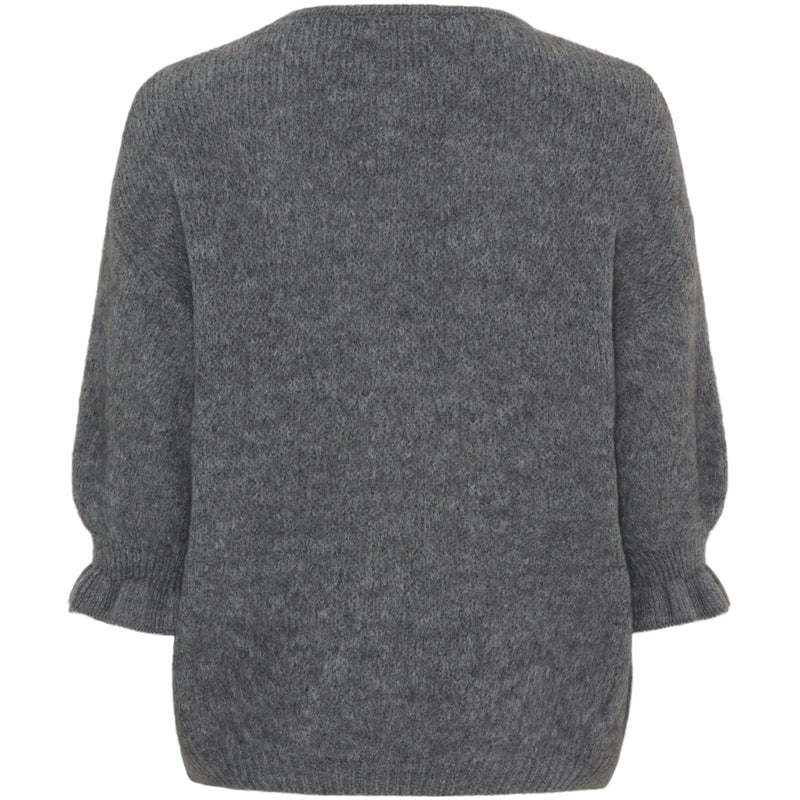 MARTA DU CHATEAU Marta du Chateau dame strik MdcJuliana 2413 Cardigan Medium grey