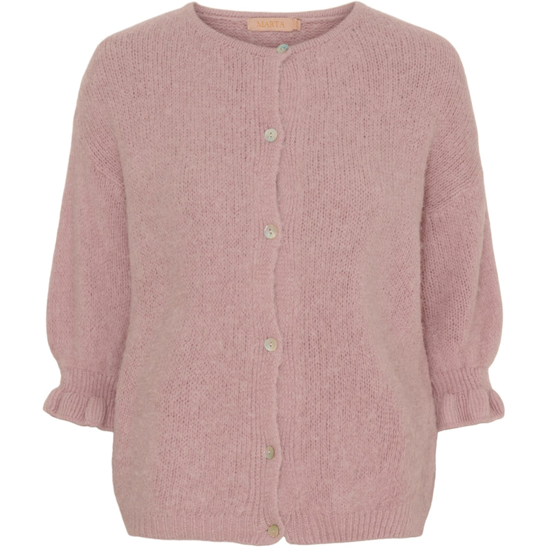 MARTA DU CHATEAU Marta du Chateau dame strik MdcJuliana 2413 Cardigan Old pink