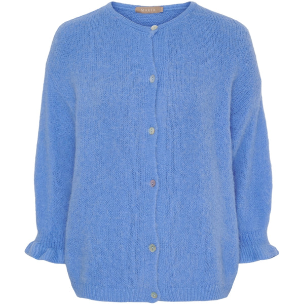 MARTA DU CHATEAU Marta du Chateau dame strik MdcJuliana 2413 Cardigan StrongCeleste2027