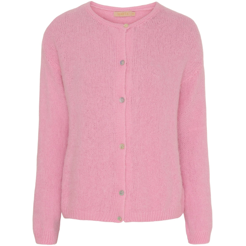 MARTA DU CHATEAU Marta du Chateau dame strik MdcKiki 2406 Cardigan Baby Pink