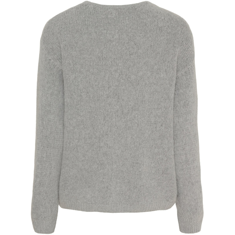 MARTA DU CHATEAU Marta du Chateau dame strik MdcKiki 2406 Cardigan Light Grey