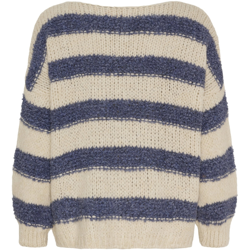 MARTA DU CHATEAU Marta du Chateau dame strik MdcLison 23817 Knit Burro/Jeans