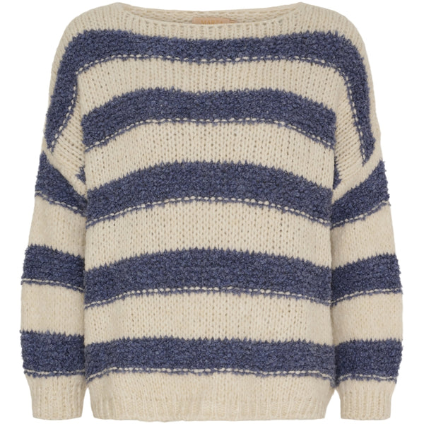 MARTA DU CHATEAU Marta du Chateau dame strik MdcLison 23817 Knit Burro/Jeans