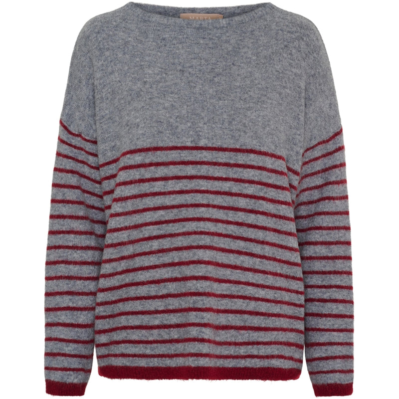 MARTA DU CHATEAU Marta du Chateau dame strik MdcRavena KN8028 Knit Coccio