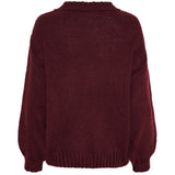 MARTA DU CHATEAU Marta du Chateau dame strik MdcTulip 9580 Knit Bordeaux