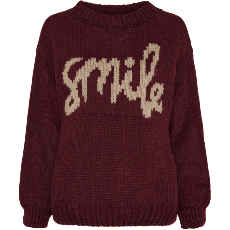 MARTA DU CHATEAU Marta du Chateau dame strik MdcTulip 9580 Knit Bordeaux