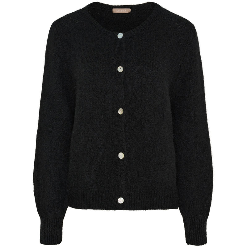 MARTA DU CHATEAU Marta du Chateau dame strik cardigan MdcCosima 5223 Knit Cardigan Black