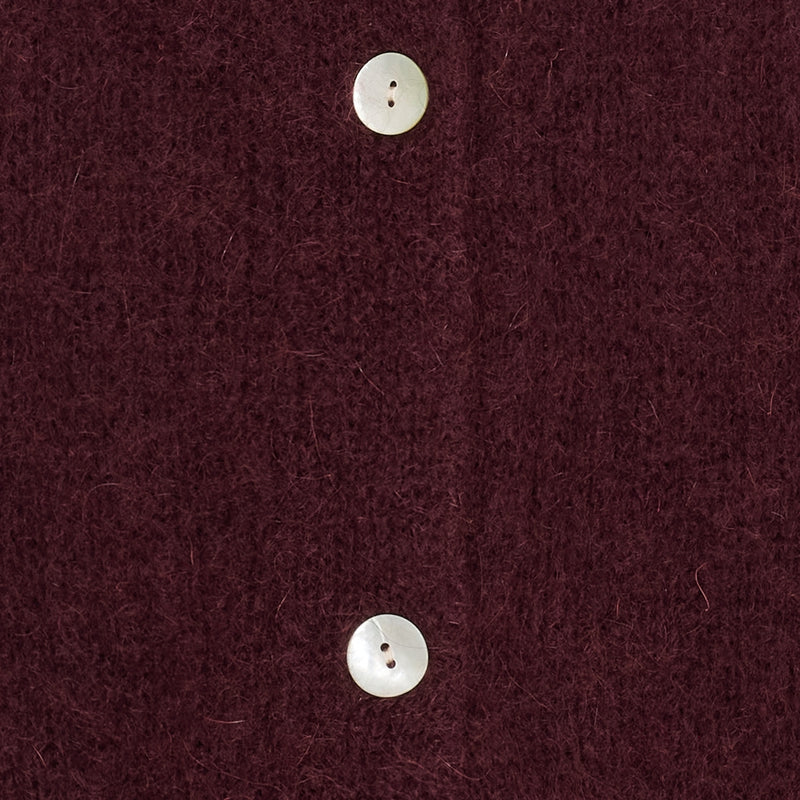 MARTA DU CHATEAU Marta du Chateau dame strik cardigan MdcCosima 5223 Knit Cardigan Melanzana3502